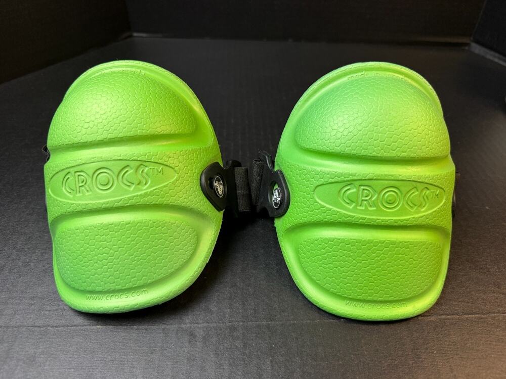Crocs Knee Pads Green Gardening/Roller Blading Vintage OS Rare